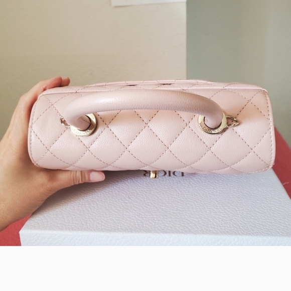 Authentic Chanel: Light Pink Quilted Mini Bag - Picture 2 of 7